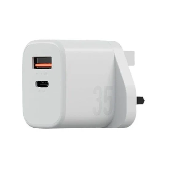 Wall Charger Velox With Weave Cable Bazic - White